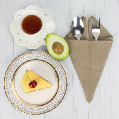 Cotton Linen Napkins Set of 12 - Soft 40x40cm Placemats for Dining  Events - ZOOMNSTORE