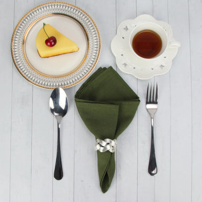 Cotton Linen Napkins Set of 12 - Soft 40x40cm Placemats for Dining  Events - ZOOMNSTORE