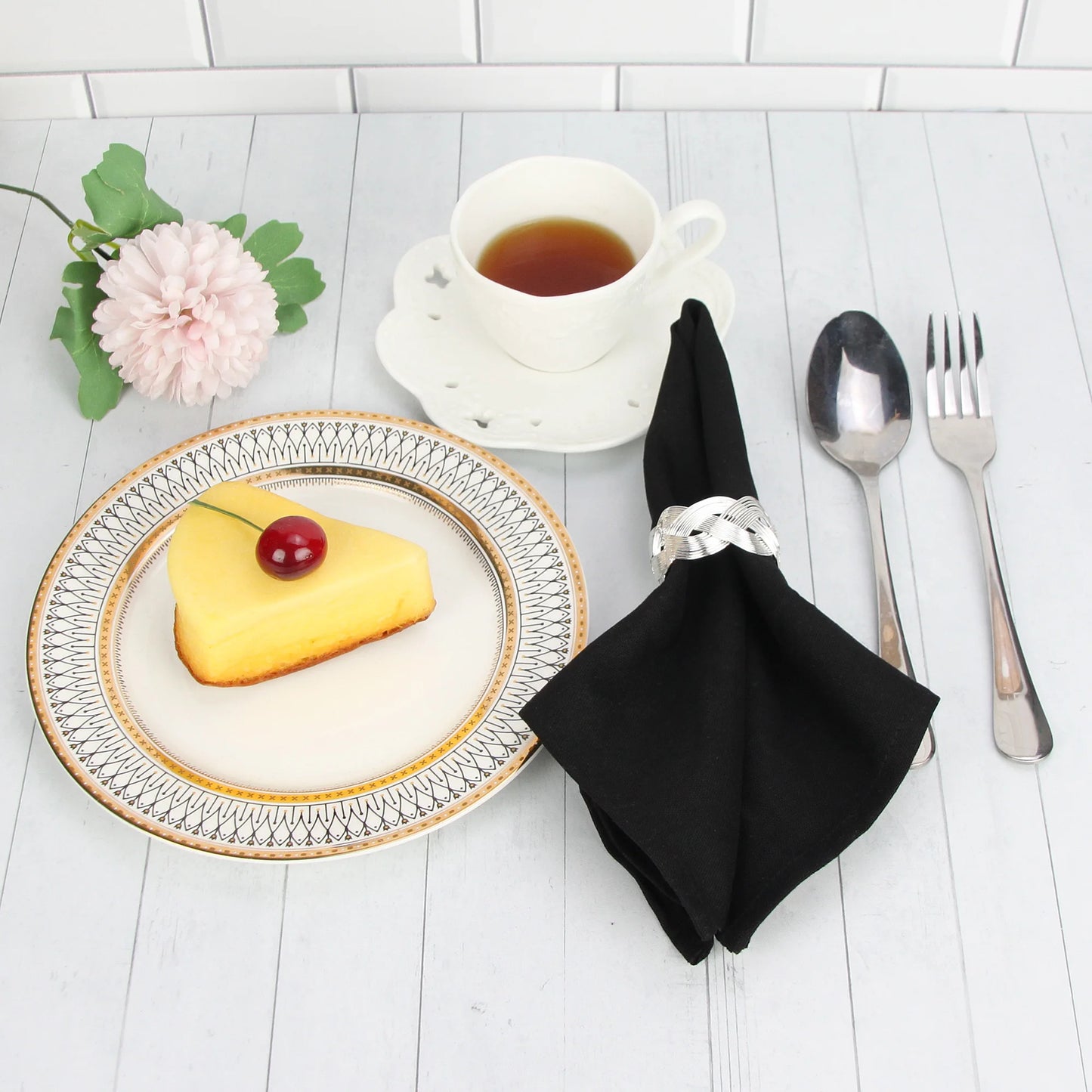 Cotton Linen Napkins Set of 12 - Soft 40x40cm Placemats for Dining  Events - ZOOMNSTORE