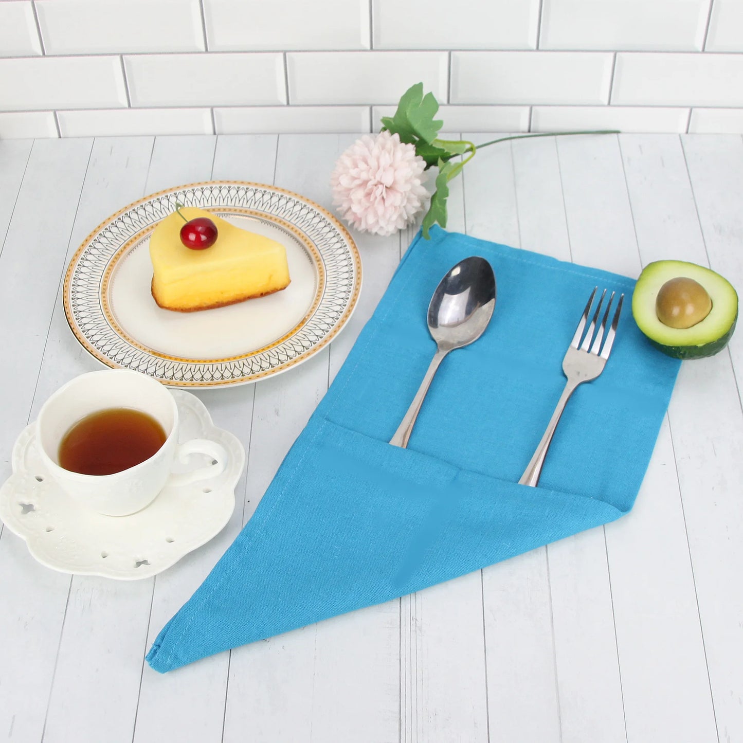 Cotton Linen Napkins Set of 12 - Soft 40x40cm Placemats for Dining  Events - ZOOMNSTORE