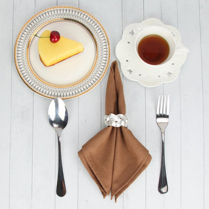 Cotton Linen Napkins Set of 12 - Soft 40x40cm Placemats for Dining  Events - ZOOMNSTORE