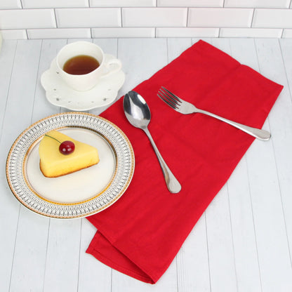 Cotton Linen Napkins Set of 12 - Soft 40x40cm Placemats for Dining  Events - ZOOMNSTORE