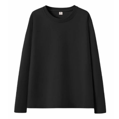 Cotton Long Sleeve Tops – Women's Casual Tees | Soft Breathable Fabric, O-Neck Style Shirt - ZOOMNSTORE