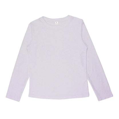 Cotton Long Sleeve Tops – Women's Casual Tees | Soft Breathable Fabric, O-Neck Style Shirt - ZOOMNSTORE