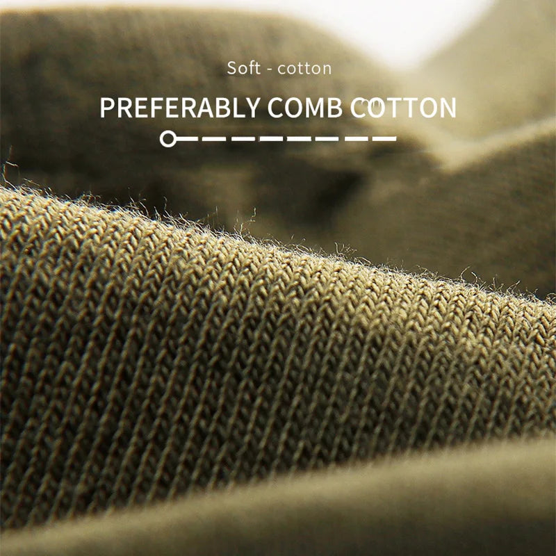 Cotton Men Socks - 5 Pairs Breathable Low Cut Ankle Socks Set for Summer Comfort - ZOOMNSTORE