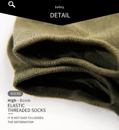 Cotton Men Socks - 5 Pairs Breathable Low Cut Ankle Socks Set for Summer Comfort - ZOOMNSTORE