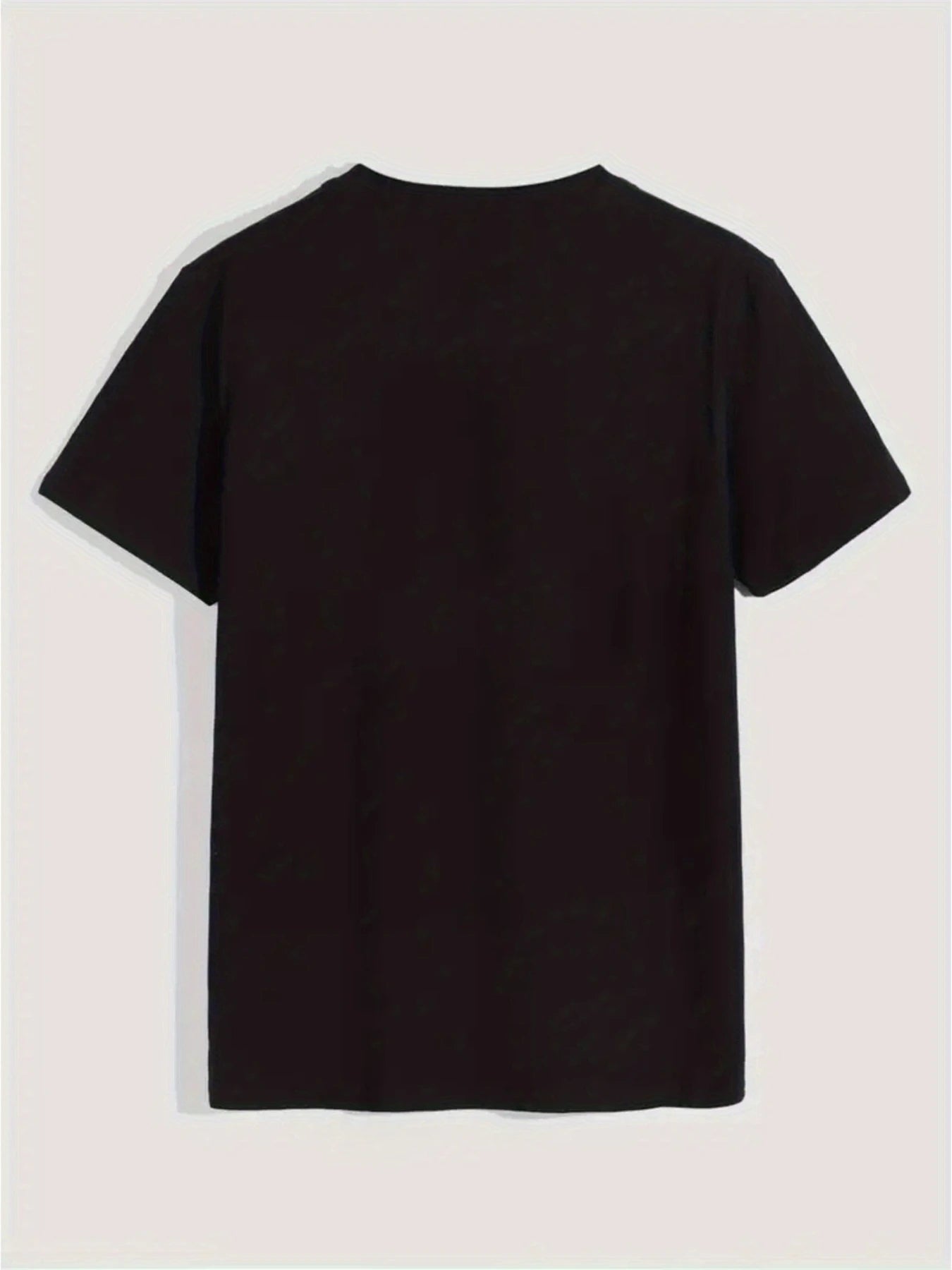 Cotton Men's T-Shirt - Plus Size Loose Fit Summer Shirt | Breathable Round Neck Tee - ZOOMNSTORE