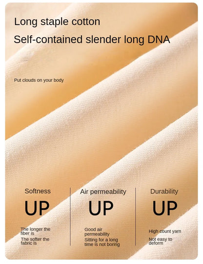 Cotton Mid-Rise Panties - Women's Antibacterial Breathable Cotton Briefs Set - ZOOMNSTORE