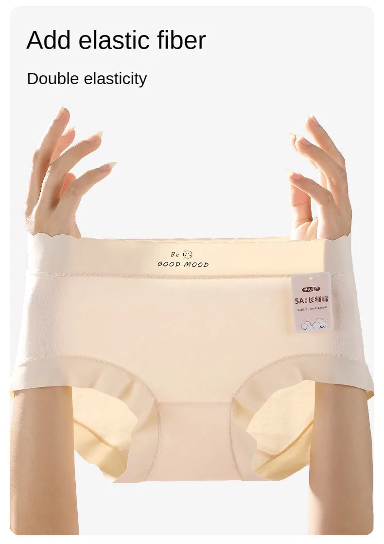 Cotton Mid-Rise Panties - Women's Antibacterial Breathable Cotton Briefs Set - ZOOMNSTORE