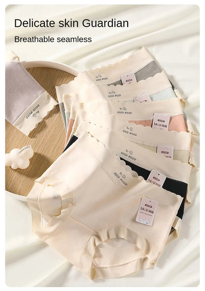 Cotton Mid-Rise Panties - Women's Antibacterial Breathable Cotton Briefs Set - ZOOMNSTORE