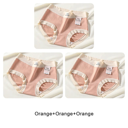 Cotton Mid-Rise Panties - Women's Antibacterial Breathable Cotton Briefs Set - ZOOMNSTORE