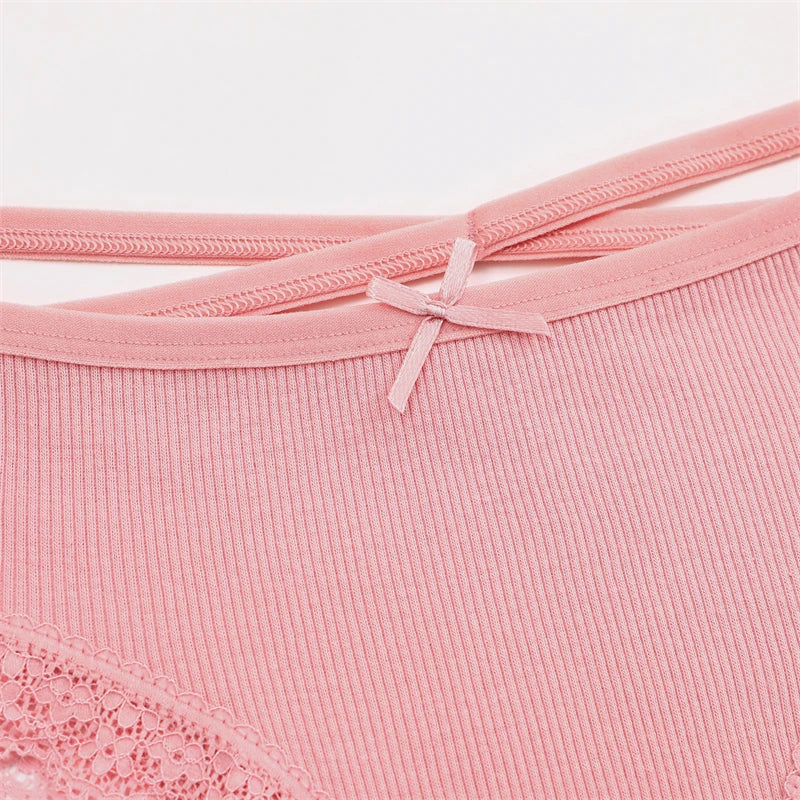 Cotton Panties Women - Sexy Lace Brazilian Briefs Low Waist Breathable Underwear - ZOOMNSTORE