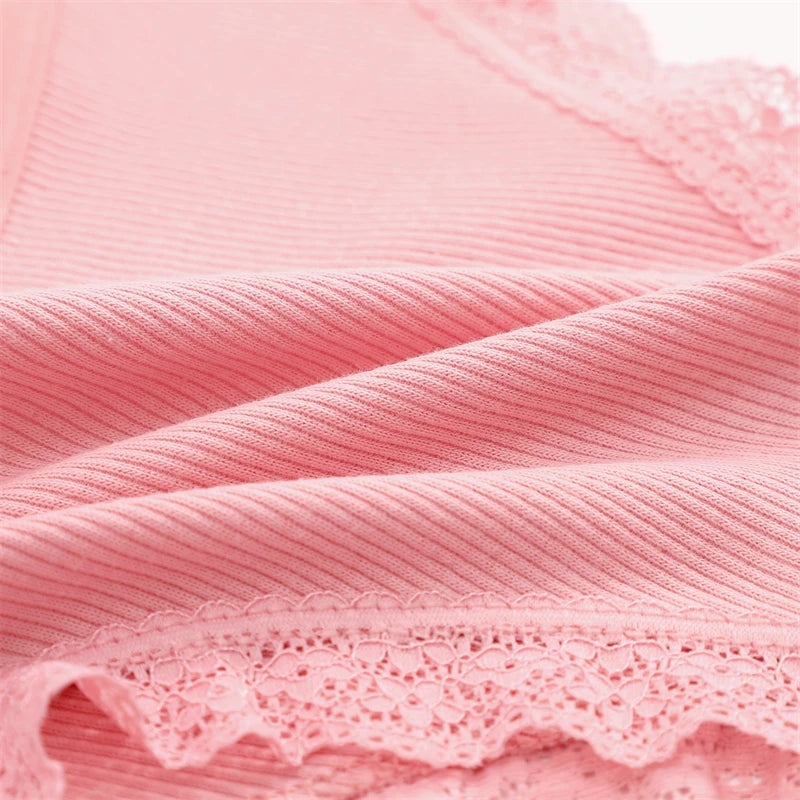 Cotton Panties Women - Sexy Lace Brazilian Briefs Low Waist Breathable Underwear - ZOOMNSTORE