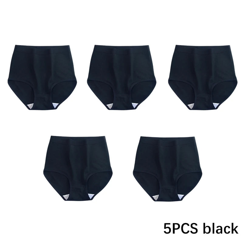 Cotton Plus Size Panties - Seamless Women's Briefs | Soft Breathable Underwear Set - ZOOMNSTORE