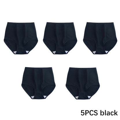 Cotton Plus Size Panties - Seamless Women's Briefs | Soft Breathable Underwear Set - ZOOMNSTORE