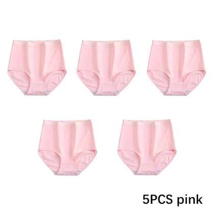 Cotton Plus Size Panties - Seamless Women's Briefs | Soft Breathable Underwear Set - ZOOMNSTORE