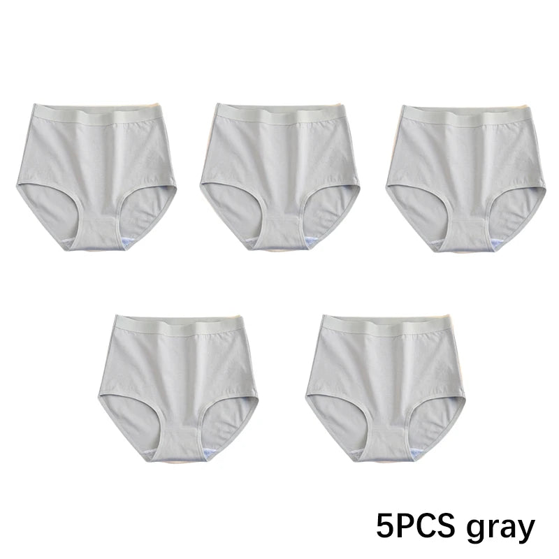 Cotton Plus Size Panties - Seamless Women's Briefs | Soft Breathable Underwear Set - ZOOMNSTORE