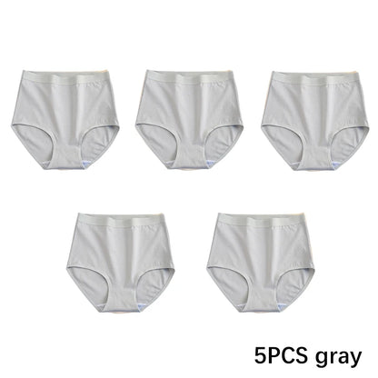 Cotton Plus Size Panties - Seamless Women's Briefs | Soft Breathable Underwear Set - ZOOMNSTORE