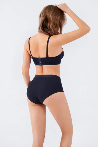 Cotton Seamless Panties - High Waist Briefs With Elastic Waistband | Breathable Women Underwear - ZOOMNSTORE