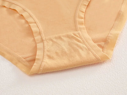 Cotton Seamless Panties - High Waist Briefs With Elastic Waistband | Breathable Women Underwear - ZOOMNSTORE