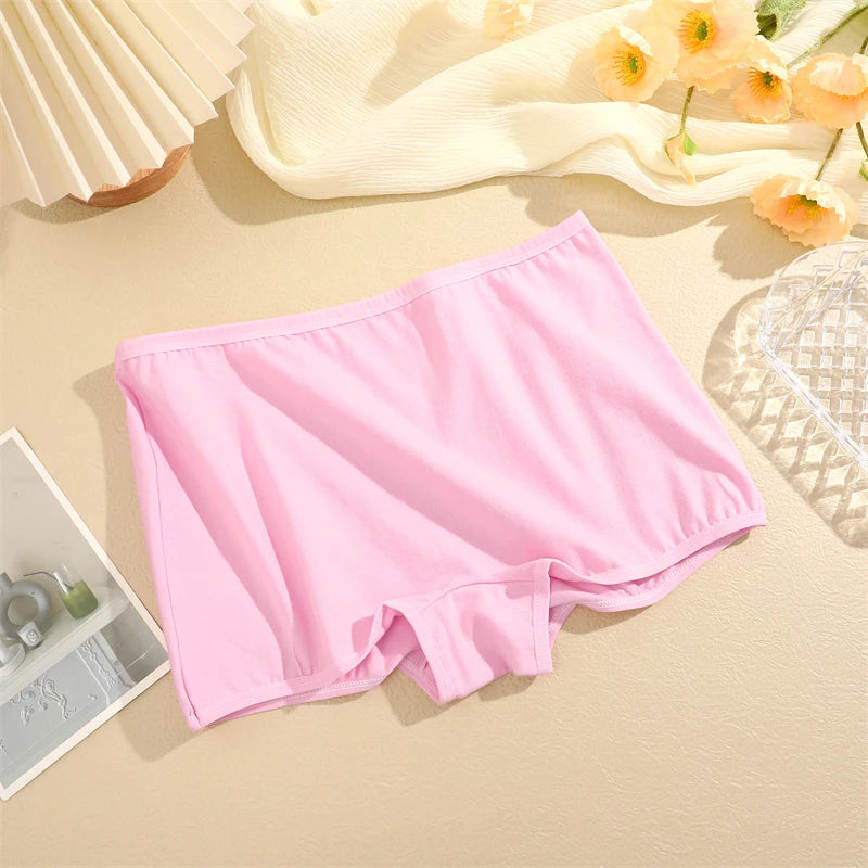 Cotton Seamless Panties - Women's High-Rise Boyshorts | Soft Breathable Underwear - ZOOMNSTORE