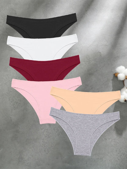 Cotton Seamless Underwear - Women's Breathable Low Waist Briefs | Soft Cotton Panties - ZOOMNSTORE