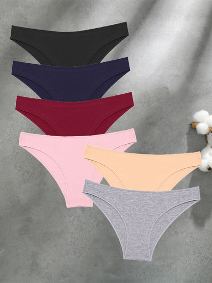 Cotton Seamless Underwear - Women's Breathable Low Waist Briefs | Soft Cotton Panties - ZOOMNSTORE