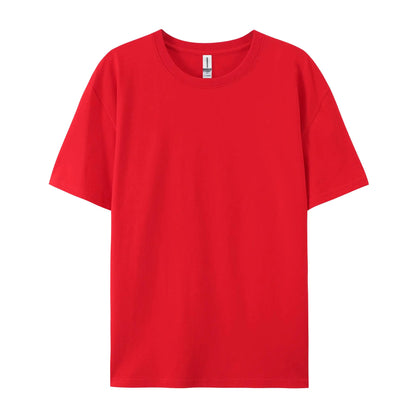 Cotton Casual T-Shirts for Women - Short Sleeve Sporty O-Neck Tops - ZOOMNSTORE