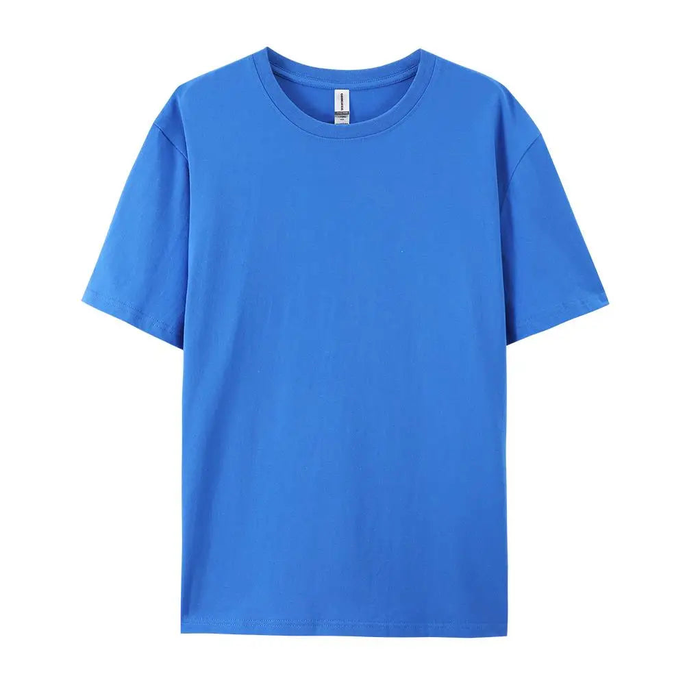 Cotton Casual T-Shirts for Women - Short Sleeve Sporty O-Neck Tops - ZOOMNSTORE