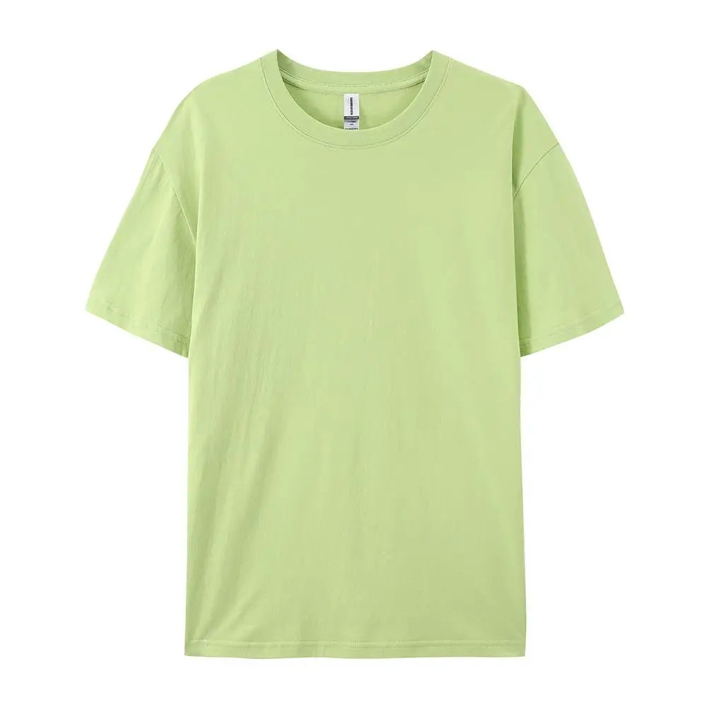 Cotton Casual T-Shirts for Women - Short Sleeve Sporty O-Neck Tops - ZOOMNSTORE