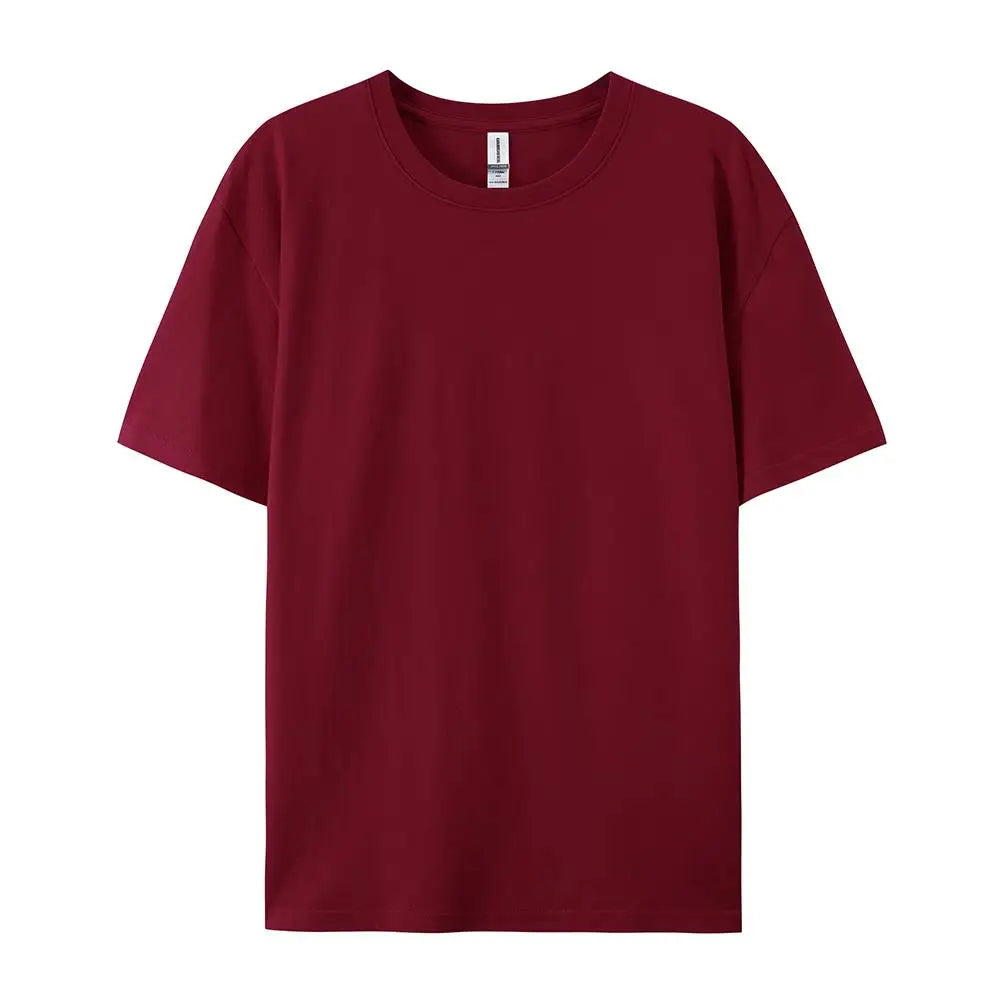 Cotton Casual T-Shirts for Women - Short Sleeve Sporty O-Neck Tops - ZOOMNSTORE