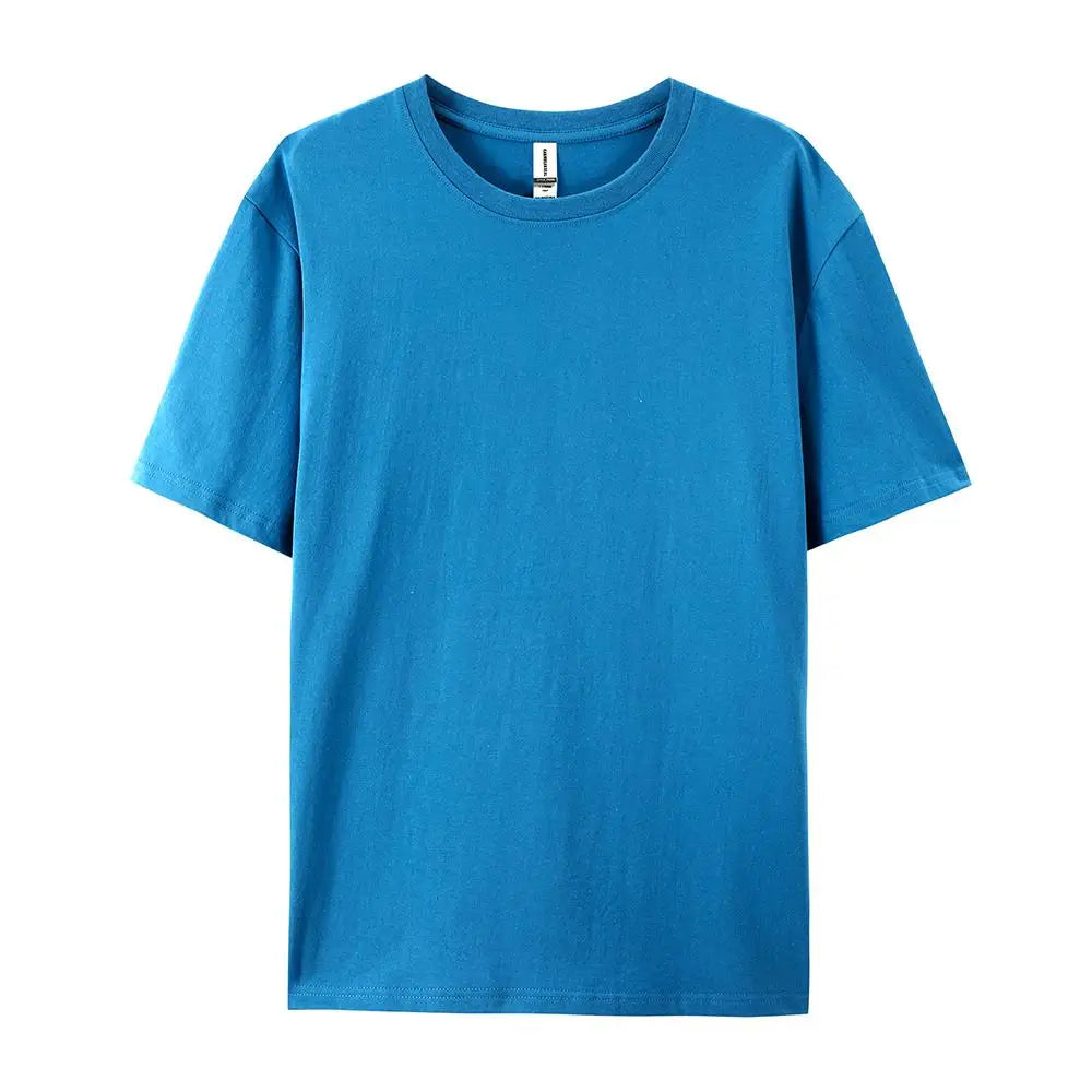 Cotton Casual T-Shirts for Women - Short Sleeve Sporty O-Neck Tops - ZOOMNSTORE