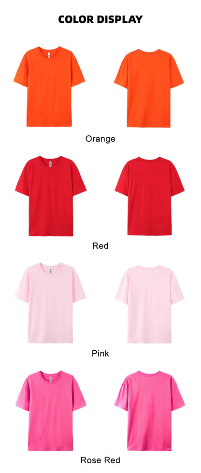 Cotton Casual T-Shirts for Women - Short Sleeve Sporty O-Neck Tops - ZOOMNSTORE
