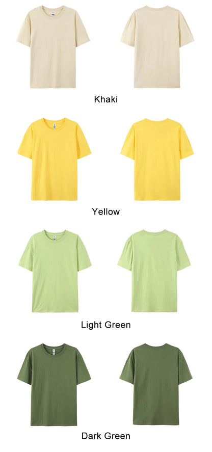 Cotton Casual T-Shirts for Women - Short Sleeve Sporty O-Neck Tops - ZOOMNSTORE
