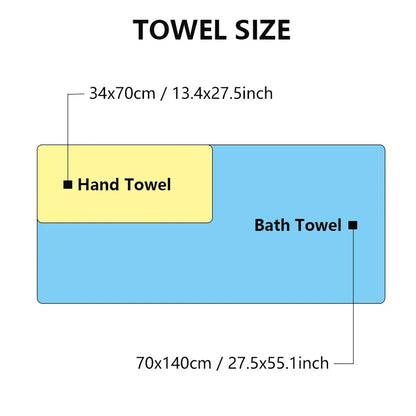 2/4 Pcs 100% Cotton Bath Towel Set for Adult Children High Quality Waffle Towel Soft Highly Absorbent Home Bathroom Washcloth - ZOOMNSTORE