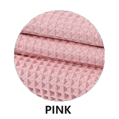 YIANSHU Waffle Towels Set Premium Cotton Bath Towel & Hand Towel Ultra Absorbent Soft Lint Free Quick Dry Lightweight Bath Sheet - ZOOMNSTORE