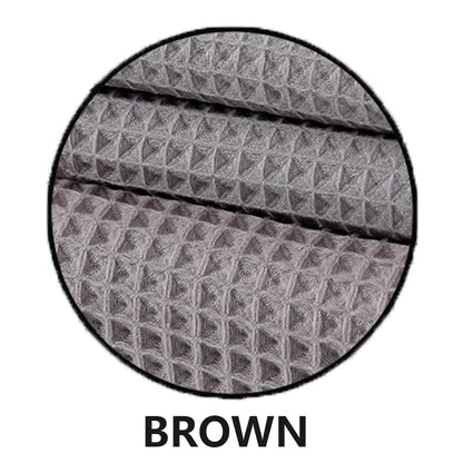 YIANSHU Waffle Towels Set Premium Cotton Bath Towel & Hand Towel Ultra Absorbent Soft Lint Free Quick Dry Lightweight Bath Sheet - ZOOMNSTORE