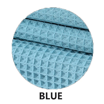 YIANSHU Waffle Towels Set Premium Cotton Bath Towel & Hand Towel Ultra Absorbent Soft Lint Free Quick Dry Lightweight Bath Sheet - ZOOMNSTORE