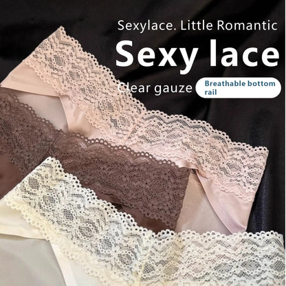 Cotton Women's Panties - Breathable Lace Trim Briefs | Antibacterial Daily Comfort - ZOOMNSTORE