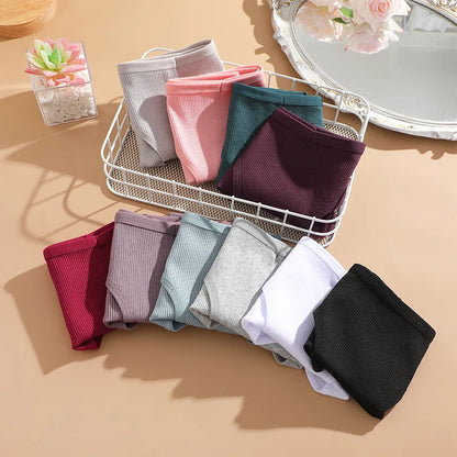 Cotton Women's Panties - Low Waist Briefs | Comfortable Soft Cotton Underwear - ZOOMNSTORE
