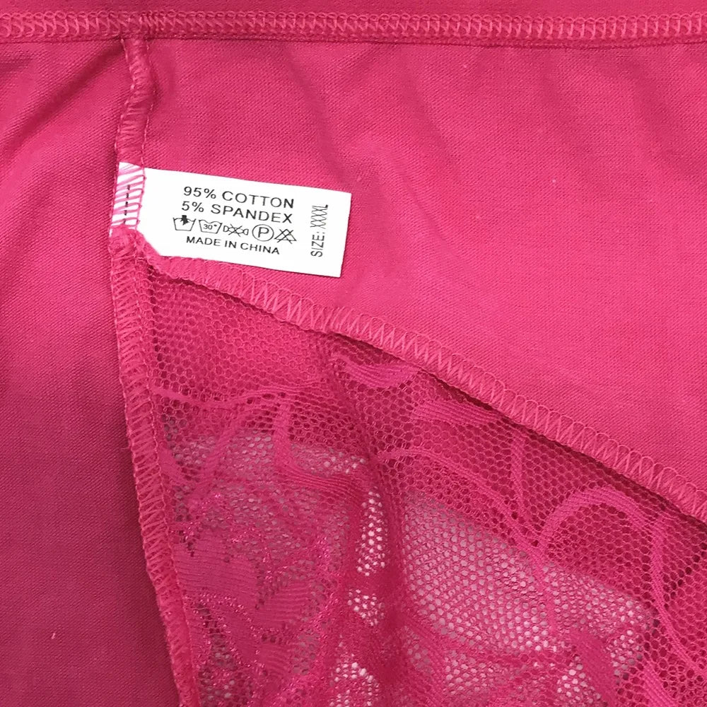 Cotton Mid Rise Womens Briefs - Soft Sexy Plus Size Panties 3 Pcs - ZOOMNSTORE