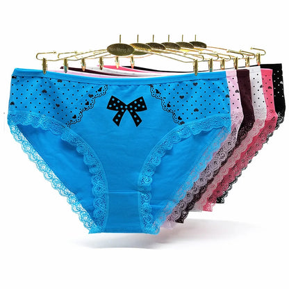 Cotton Mid Rise Womens Briefs - Soft Sexy Plus Size Panties 3 Pcs - ZOOMNSTORE