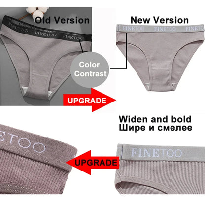 Cotton Women's Panties - Soft Breathable Low-Rise Briefs for Daily Wear Comfort - ZOOMNSTORE