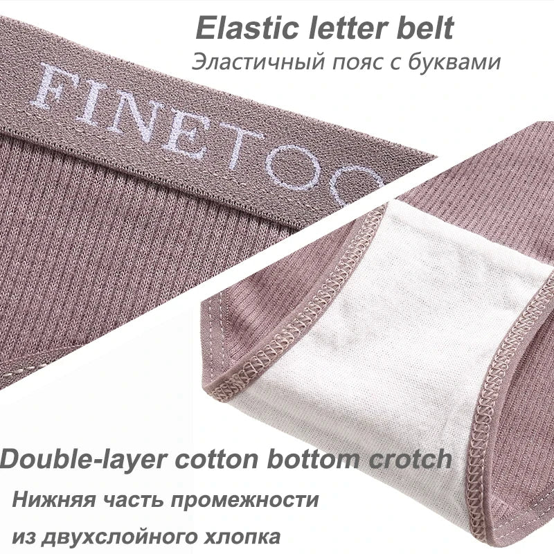 Cotton Women's Panties - Soft Breathable Low-Rise Briefs for Daily Wear Comfort - ZOOMNSTORE
