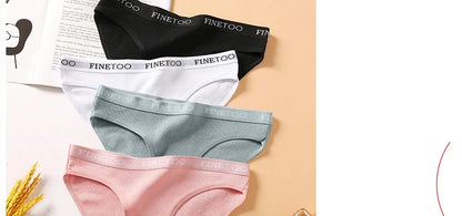 Cotton Women's Panties - Soft Breathable Low-Rise Briefs for Daily Wear Comfort - ZOOMNSTORE
