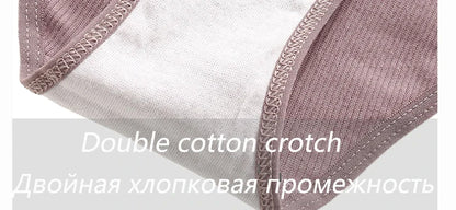 Cotton Women's Panties - Soft Breathable Low-Rise Briefs for Daily Wear Comfort - ZOOMNSTORE