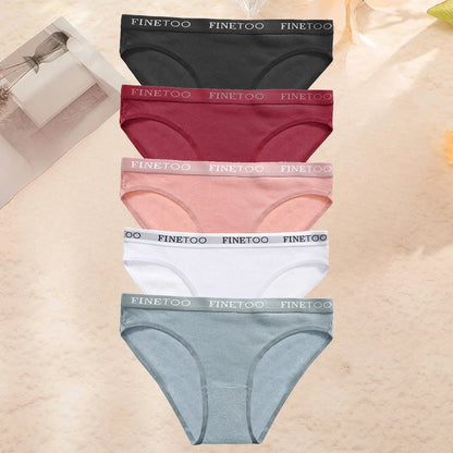 Cotton Women's Panties - Soft Breathable Low-Rise Briefs for Daily Wear Comfort - ZOOMNSTORE