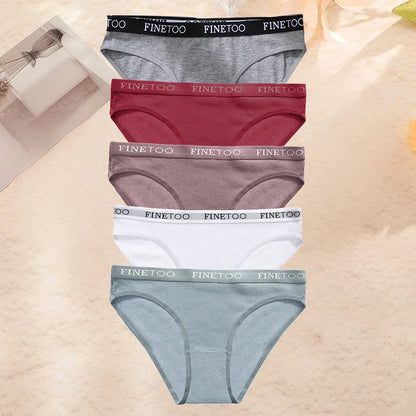 Cotton Women's Panties - Soft Breathable Low-Rise Briefs for Daily Wear Comfort - ZOOMNSTORE