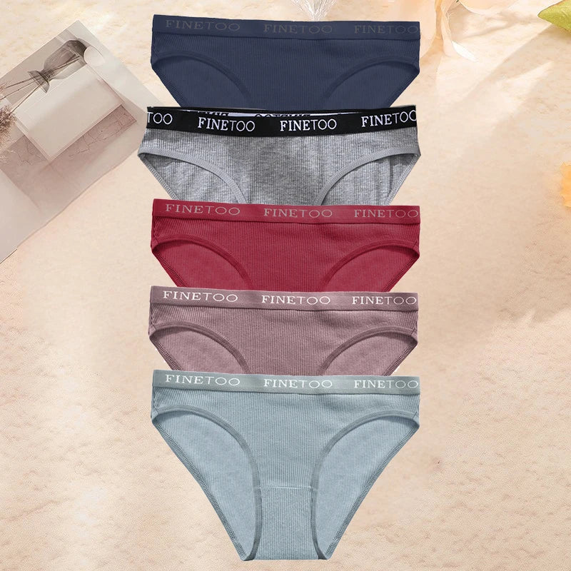 Cotton Women's Panties - Soft Breathable Low-Rise Briefs for Daily Wear Comfort - ZOOMNSTORE