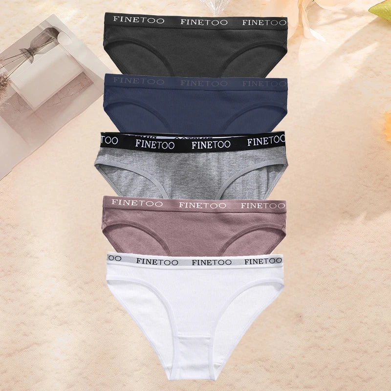 Cotton Women's Panties - Soft Breathable Low-Rise Briefs for Daily Wear Comfort - ZOOMNSTORE